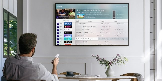 O serviço online vem pré-instalado em algumas smart TVs Samsung.