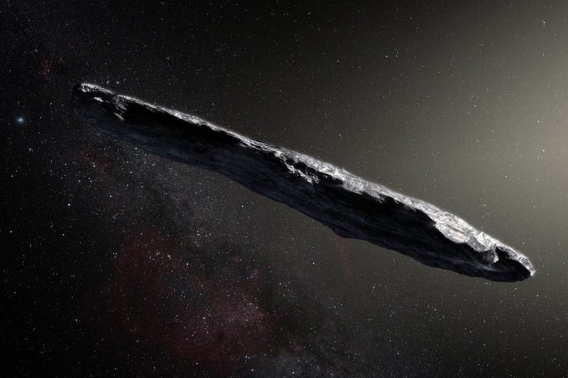 Concepção artística do Oumuamua