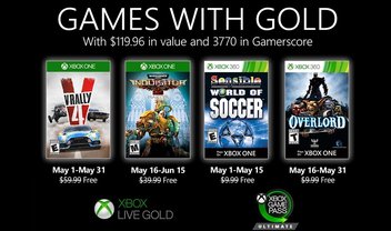 Xbox Games With Gold de maio tem V-Rally 4 e Overlord II; confira