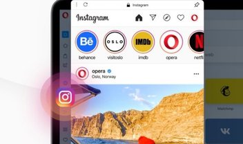 Opera 68 inclui integração nativa com o Instagram