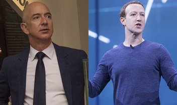 Jeff Bezos, CEO da Amazon, é agora 2x mais rico que Zuckerberg