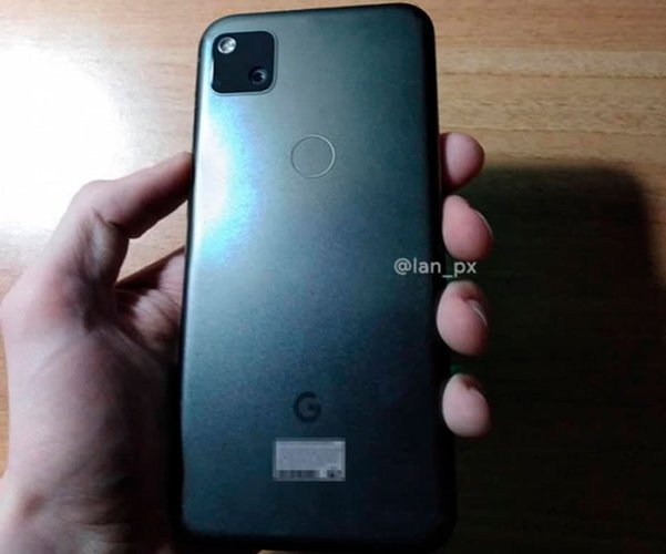 Imagem vazada do Pixel 4A