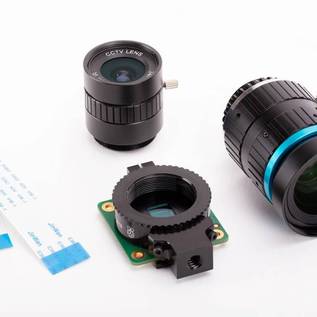 Imagem de Raspberry Pi lança ‘câmera’ de 12 MP com lentes intercambiáveis 