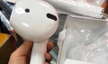 Mulher compra AirPods pela internet e recebe aparelho gigante