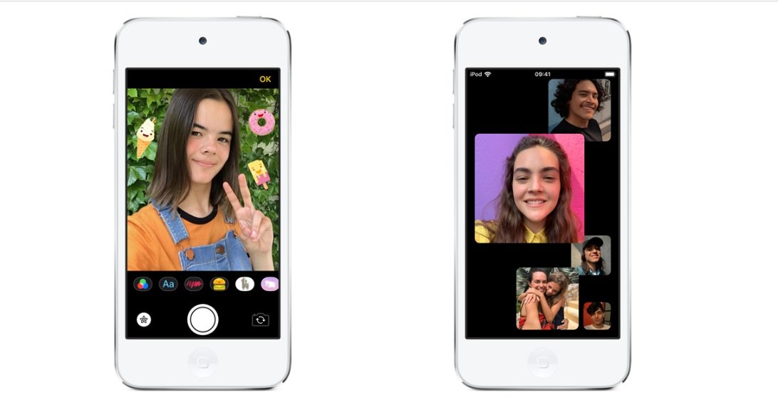 O app FaceTime é utilizado para chamadas de vídeo e áudio.