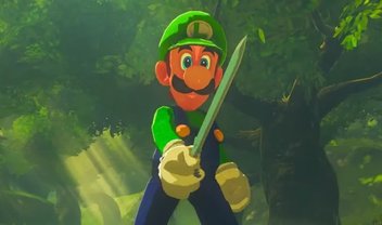 Mod traz Luigi como herói em Zelda: Breath of the Wild