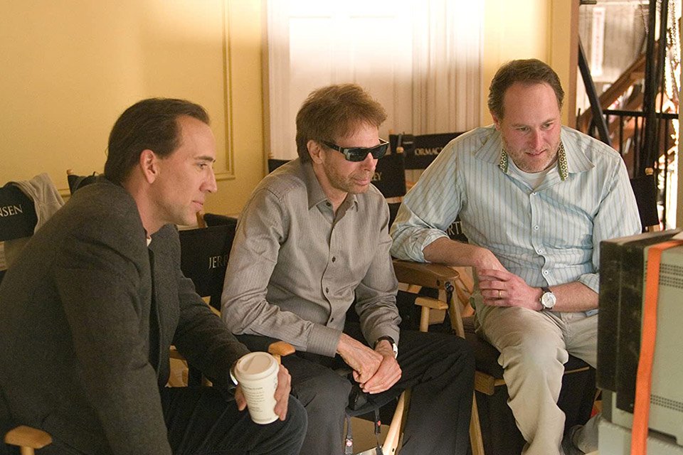 Da esquerda para a direita: Nicolas Cage, Jerry Bruckheimer e Jon Turtletaub