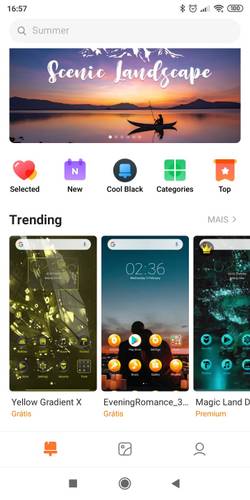 Personalize o tema do seu aparelho com o MIUI.