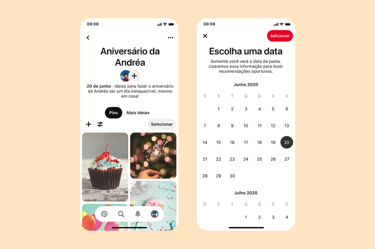 As novas funções facilitam a criação de eventos como aniversários, por exemplo