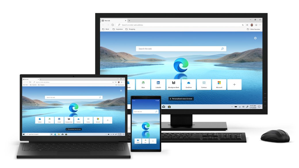 A nova versão do navegador Microsoft Edge está disponível para PCs e mobile.