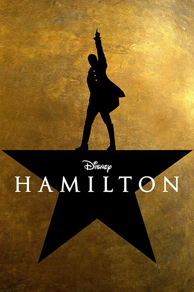 Cartaz divulgado pela Disney para o planejado lançamento de 'Hamilton' nos cinemas