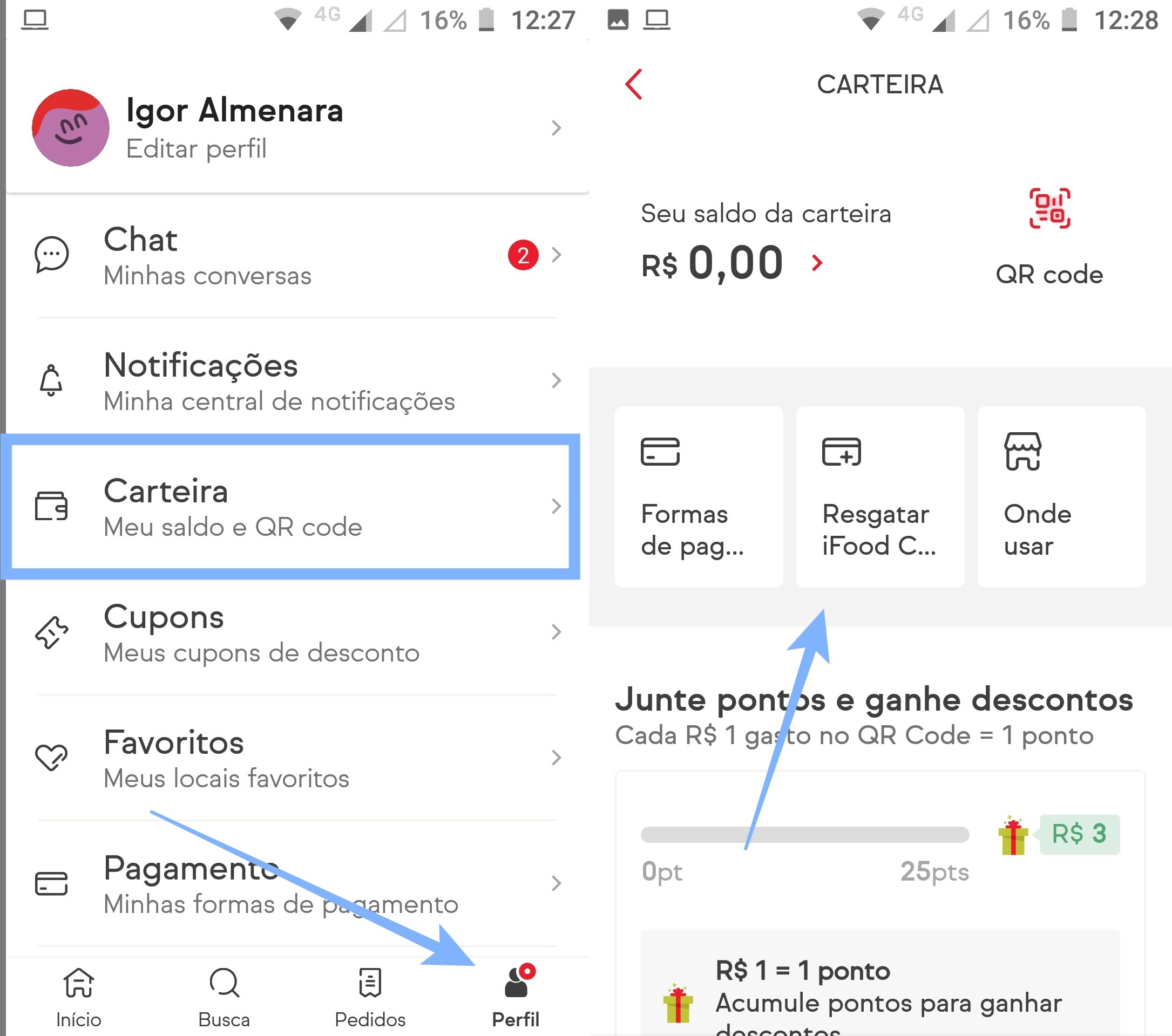 Vale Cartão Presente - iFood Card Virtual 10 Reais