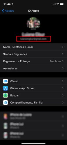 Tenha sempre memorizada sua ID Apple e sua senha