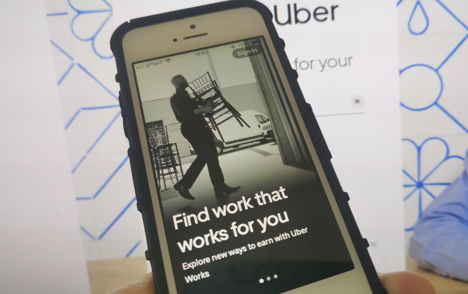 Companhia pretende explorar a ferramenta Uber Works e ajudar motoristas.
