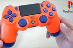 Imagem de Controle laranja de PS4 com desconto exclusivo na Amazon