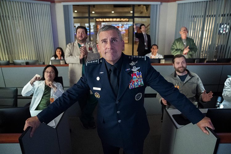 A série Space Force é esperadíssima pelos fãs da comédia de Steve Carell. (Fonte: Netflix/Reprodução)