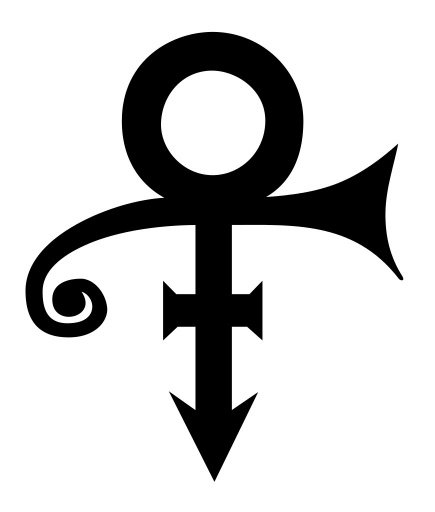 Símbolo que representou o cantor Prince por sete anos, na década de 1990. (Fonte: Visão Sapo/Reprodução)