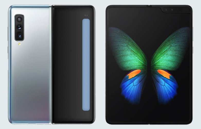 Design de suposto Galaxy Fold reproduzido com base em patente da Samsung.