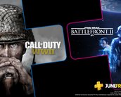 PS Plus de junho tem Star Wars Battlefront II e CoD: WWII para assinantes