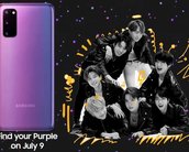 K-pop | Galaxy S20+ ganha versão do BTS com Galaxy Buds+ customizado