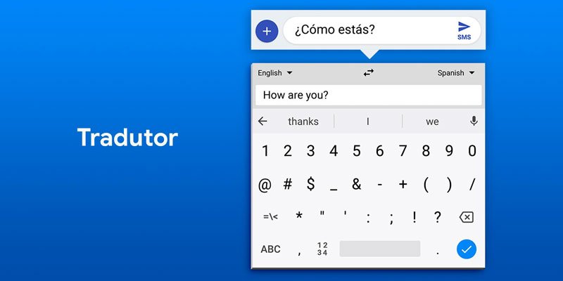 O Gboard também possui integração com o Google Tradutor