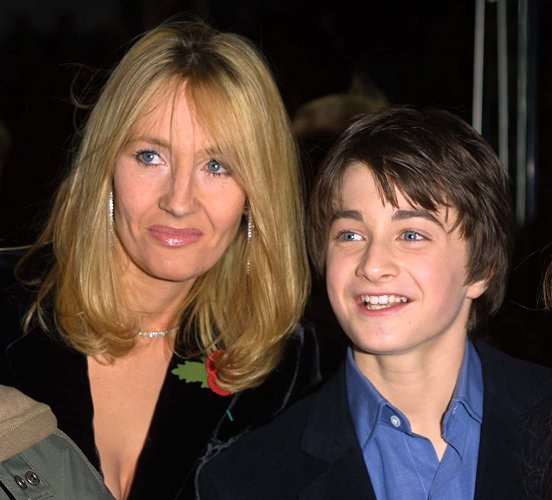 Daniel Radcliffe e J.K. Rowling