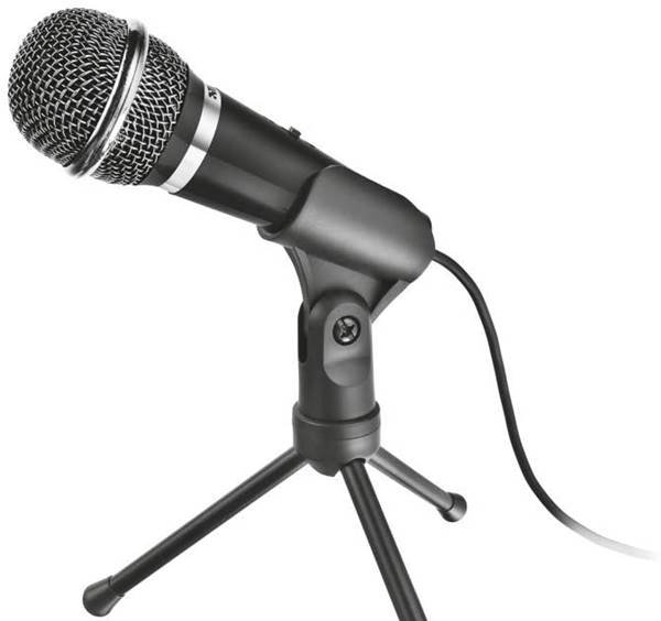 Microfone Streamer Starzz com Tripé, Trust
