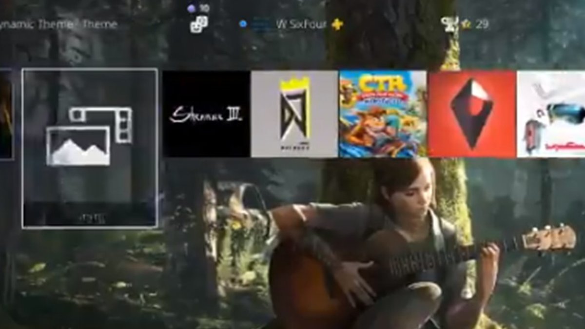 The Last of Us Part 2 FREE New PS4 Ellie Dynamic Theme 