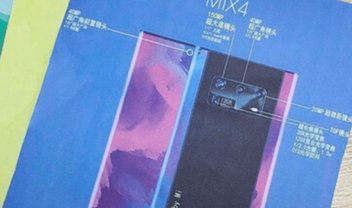 Xiaomi Mi Mix 4 aparece sem bordas e com câmera sob a tela 