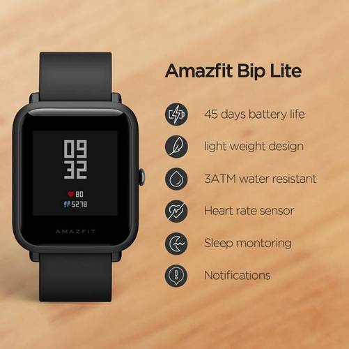 O Amazfit Bip Lite oferece uma das melhores relações custo-benefício.