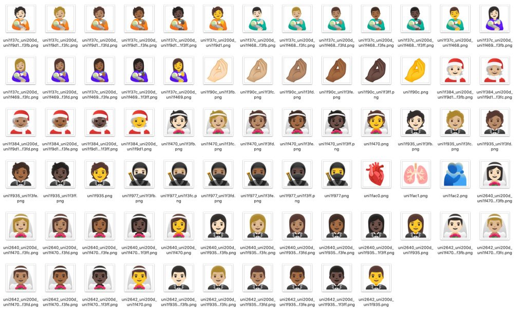 Grupo de novos emoji trará mais diversidade de gênero e tom de pele.