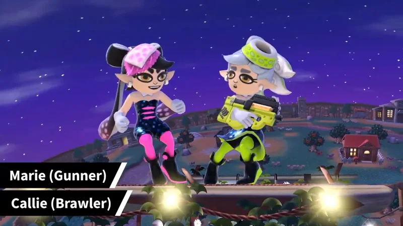 As idols de Splatoon também viraram skins para os Mii Fighters