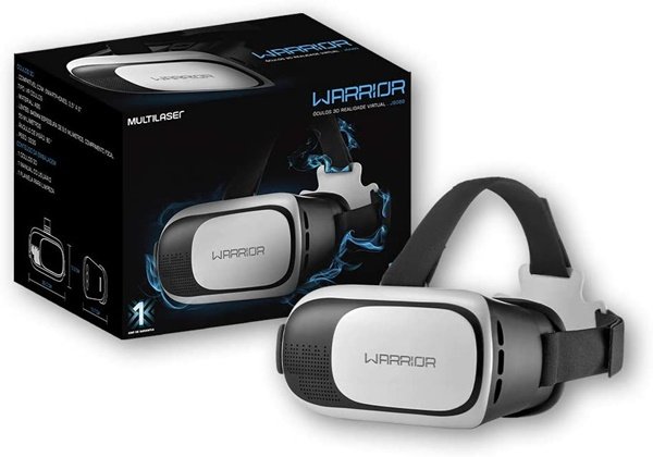 Óculos 3D Realidade Virtual, Warrior JS080