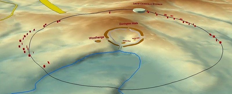 Localização dos fossos