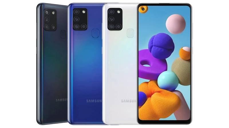 Galaxy A21s. (Fonte: Samsung/Divulgação)