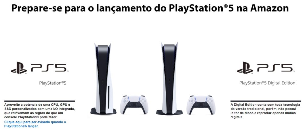 Playstation 5 Brasil