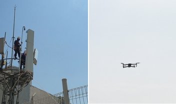 Samsung usa drones e IA para melhorar redes 5G com segurança