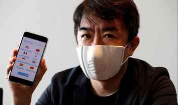 Startup japonesa cria máscara que traduz a fala do usuário