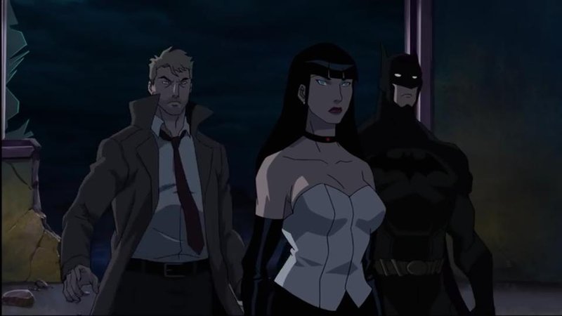 John Constantine, Zatanna e Batman na animação 'Liga da Justiça Sombria'