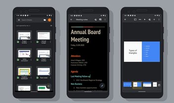 Google Docs, Planilhas e Slides recebem modo escuro no Android 10
