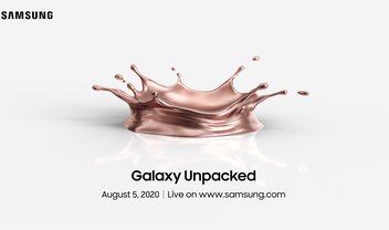 Samsung Galaxy Note20 será anunciado em 5 de agosto no 'Unpacked'