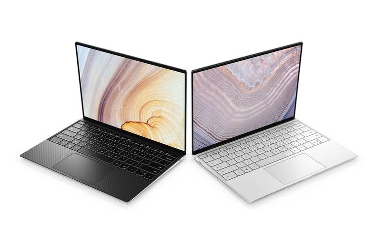 Novo Dell XPS 13 nas cores prata e preto.