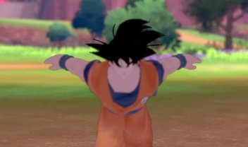 Goku vira pokémon em mod de Pokémon Sword/Shield