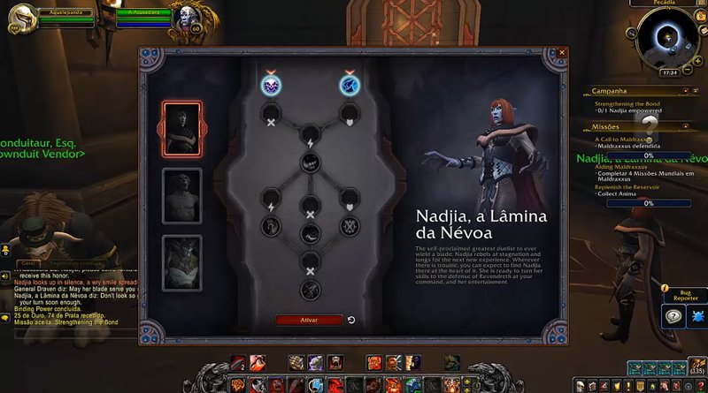 A nova mecânica de Soulbind permite ramificar suas habilidades por novos caminhos customizáveis