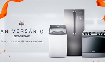 Loja Oficial Brastemp tem promoções imperdíveis em seu aniversário