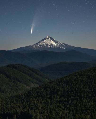 Mt. Hood National Forest, nos Estados Unidos.