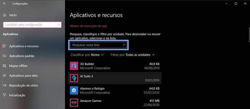 Apps podem ser reinstalados dentro de 