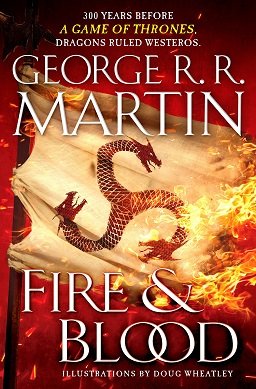 Capa do livro Fogo & Sangue, de George R. R. Martin