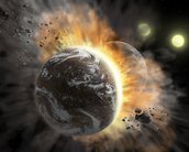 Supercomputador simula choque destruidor entre 2 planetas