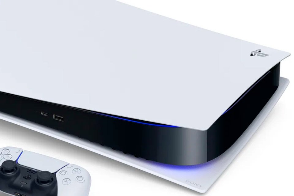 PlayStation 5 na horizontal